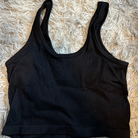 Womens Black Tank Top - Picture 2 of 3